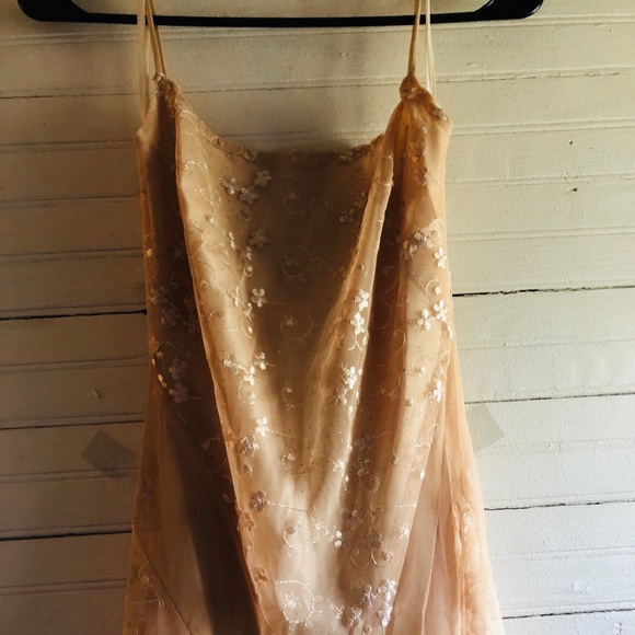 Gold high low dress - Picture 3 of 5